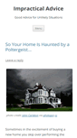 Mobile Screenshot of impracticaladvice.com